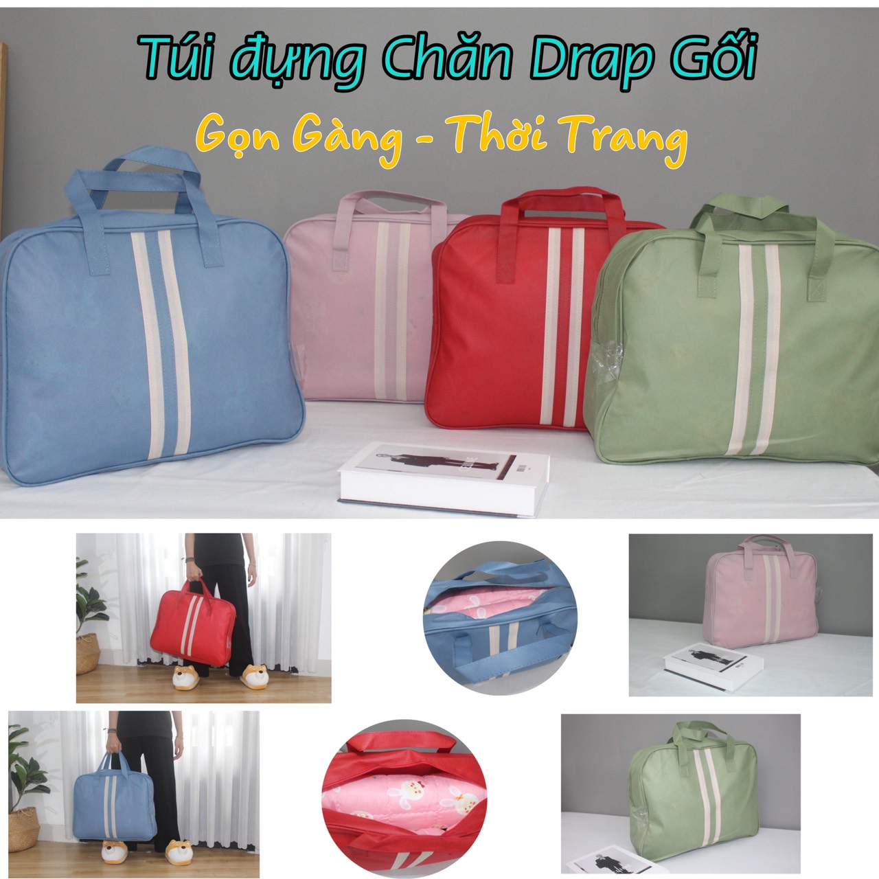 Túi Đựng Chăn Drap Gối - Thời Trang đa năng