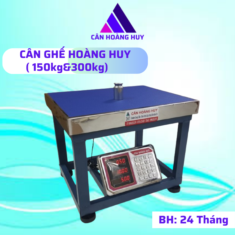Cân ghế tính tiền điện tử NINDA 300kg&150kg được làm bằng sơn tĩnh điện CÂN HOÀNG HUY