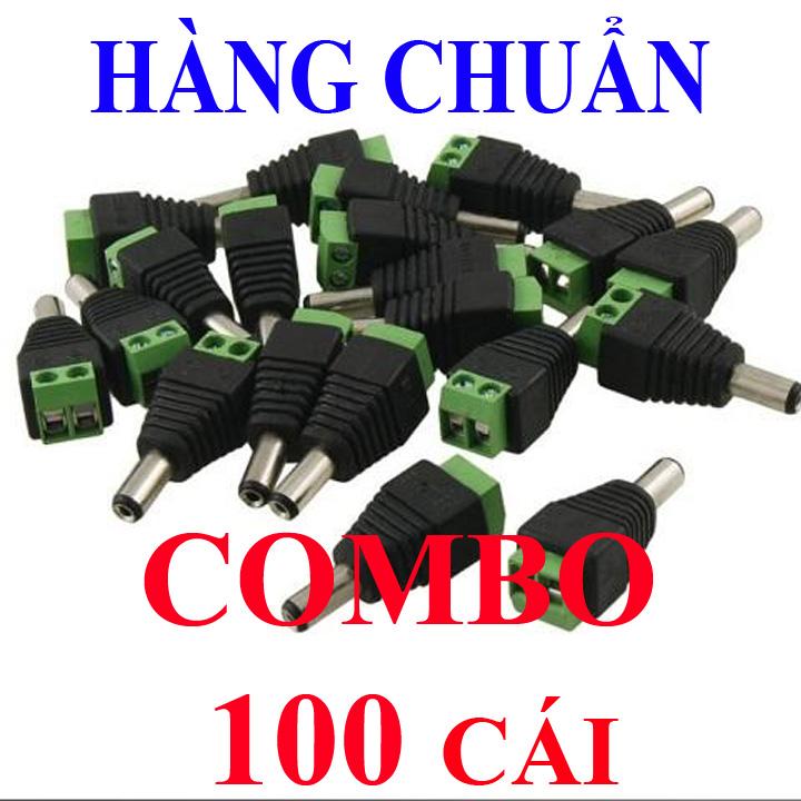[HCM]100 jack DC nguồn 12v VẶN VÍT - jack DC VẶN VÍT - jack 12v - jack nguồn camera - dc100vv