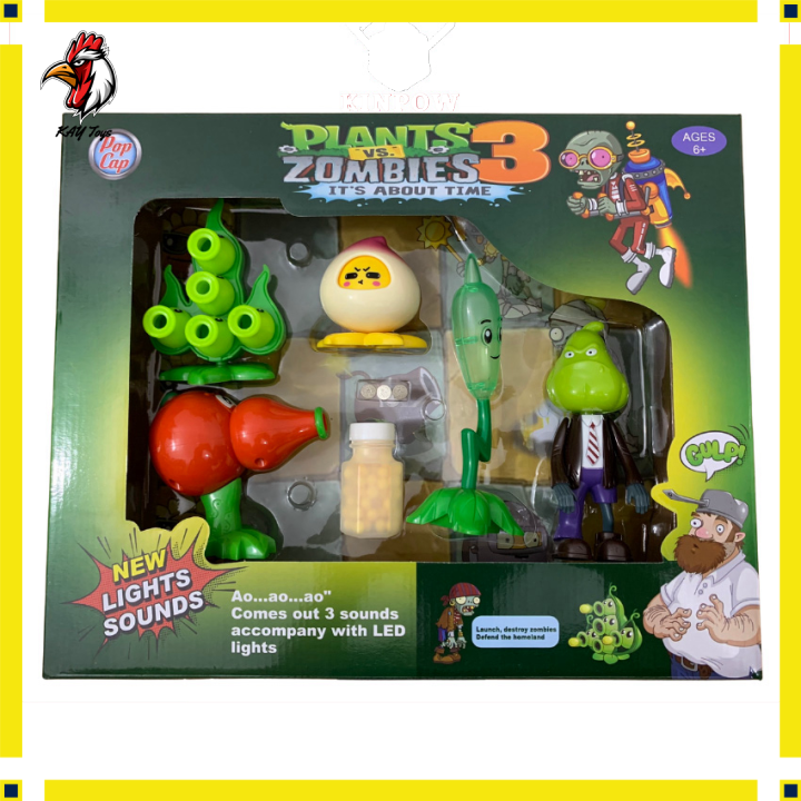 Đồ chơi plants vs zombies - đồ chơi hoa quả nổi giận kayshop cho bé xây dựng tính chiến thuật mô phỏng game