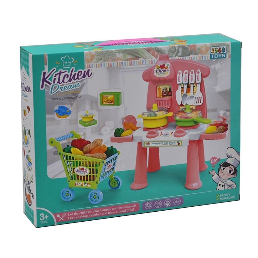 Bộ Đồ Chơi Bếp Nấu Ăn Mini Tiga Cho Bé Thỏa Sức Vui Chơi