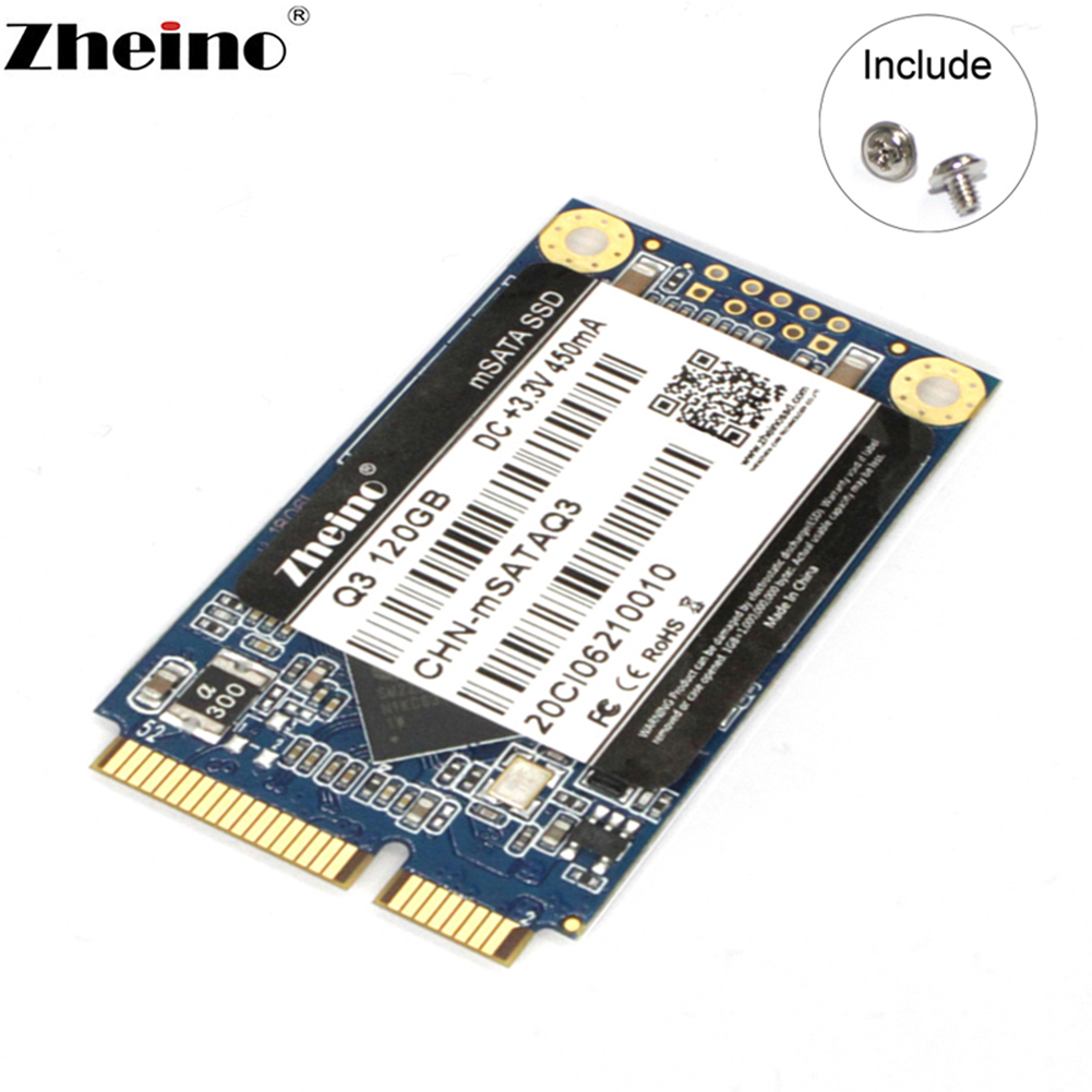 Zheino msata ssd ổ cứng thể rắn bên trong 120gb 240gb cho pc máy tính xách tay