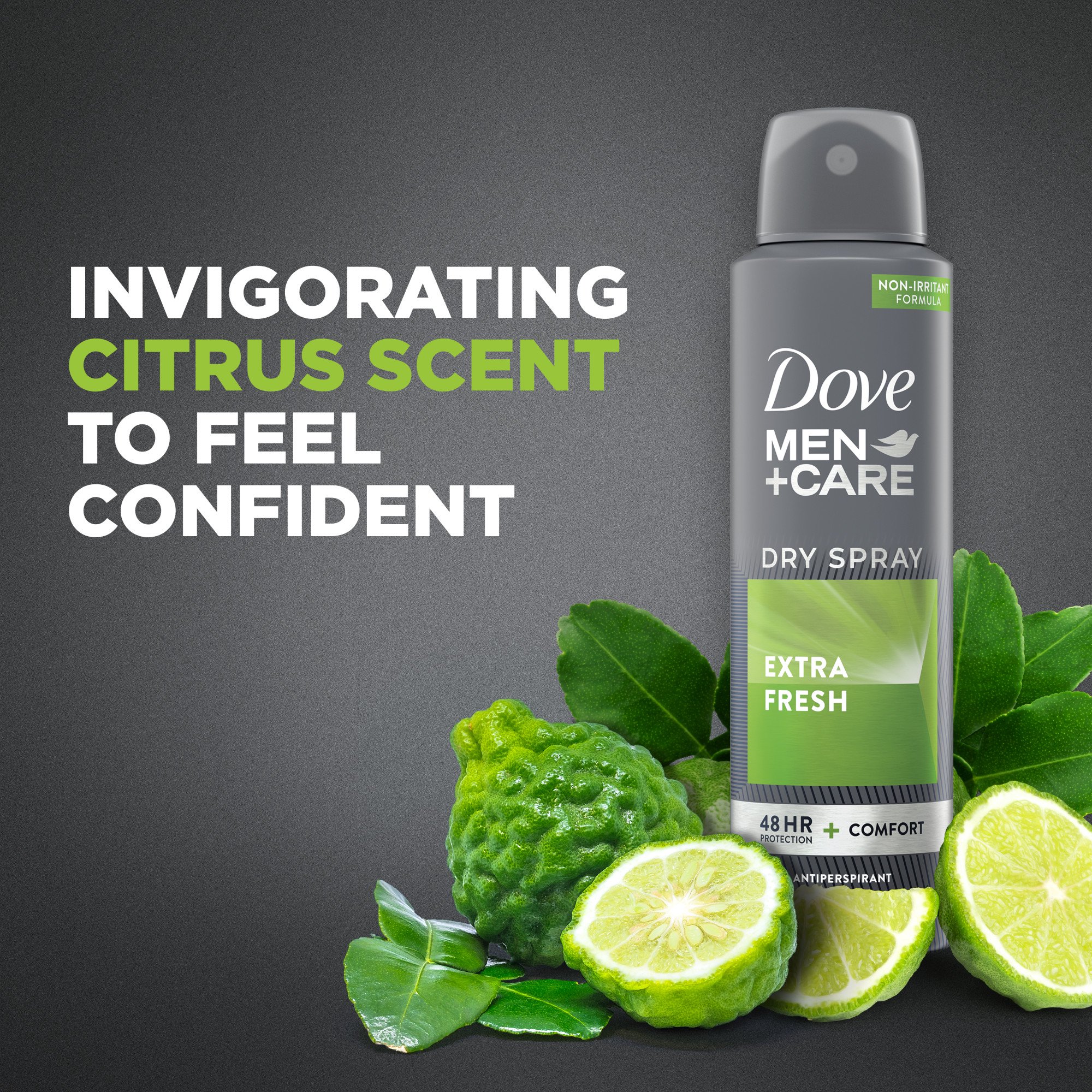 Xịt Khử Mùi Của Nam Dove Men+Care Dry Spray Extra Fresh 48h 107g