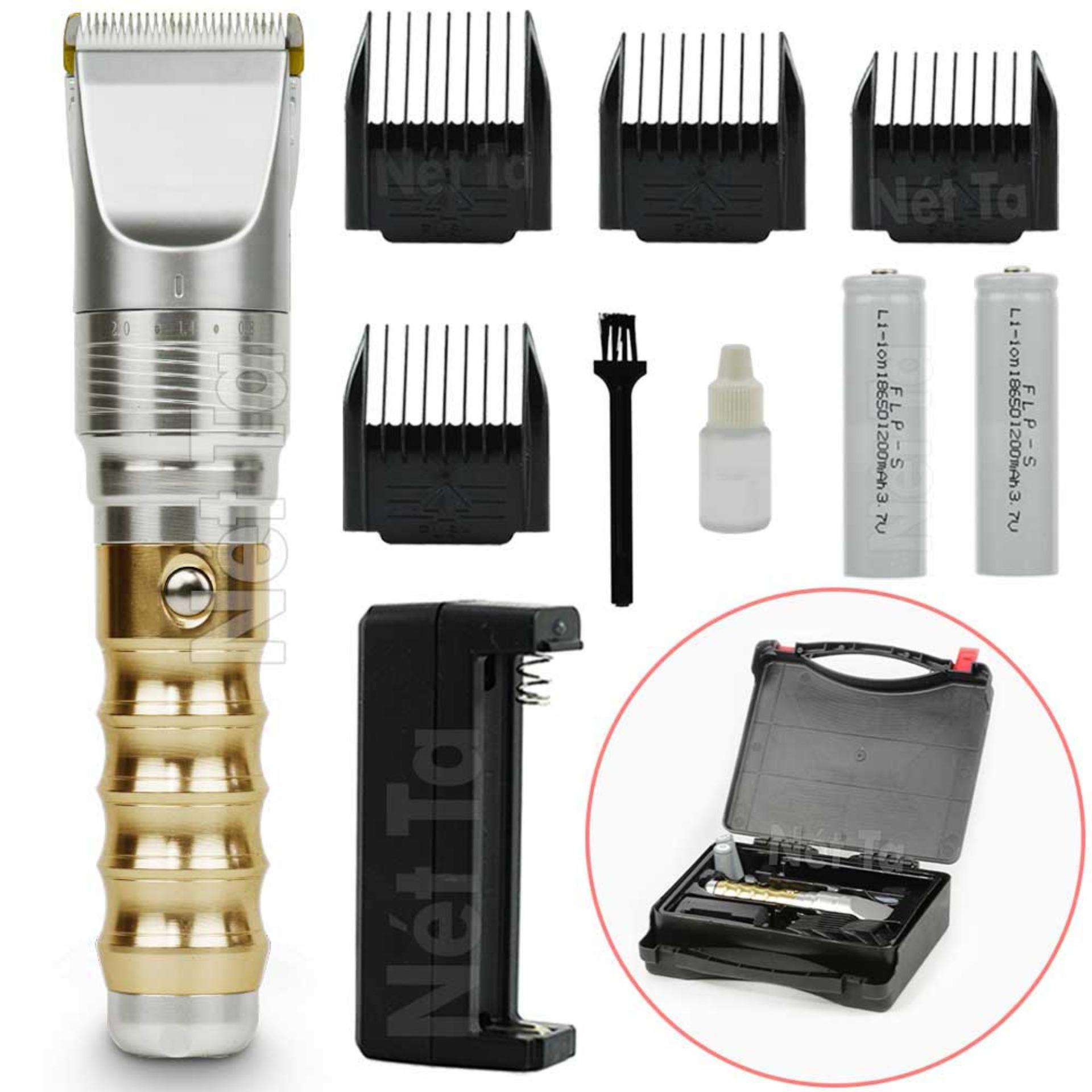 Tông đơ cắt tóc Chaoba RFCD-602 lưỡi sứ trắng chuyên nghiệp dùng pin sạc rời cao cấp kèm hộp đựng tiện lợi chắc chắn chuyên dùng cắt toc gia đình, salon - trong do cat toc, tăng đơ cắt tóc trẻ em