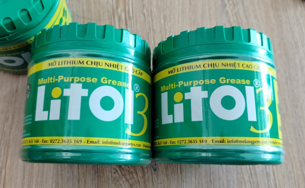 Mỡ bò chịu nhiệt dùng bôi trơn động cơ, máy móc, ray cửa Litol-3 -- 400G Cao Cấp