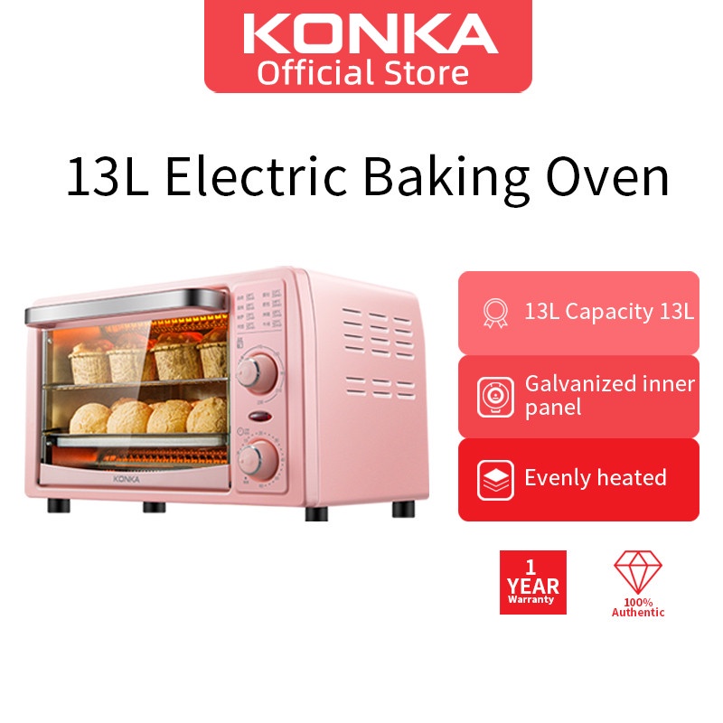 Lò nướng Konka điện tử hoàn toàn tự động đa năng dung tích 13L KA0-T6