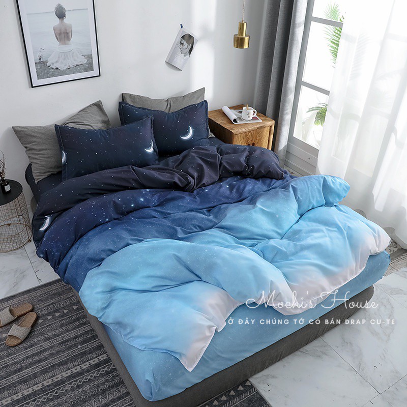 Bộ chăn g a gối coton poly caro hồng đơn giản sang trọng, ga giường đẹp