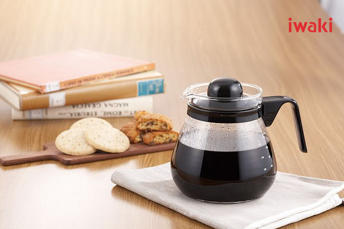 Bình trà thủy tinh iwaki 1l thương hiệu nhật - chất lượng nhật