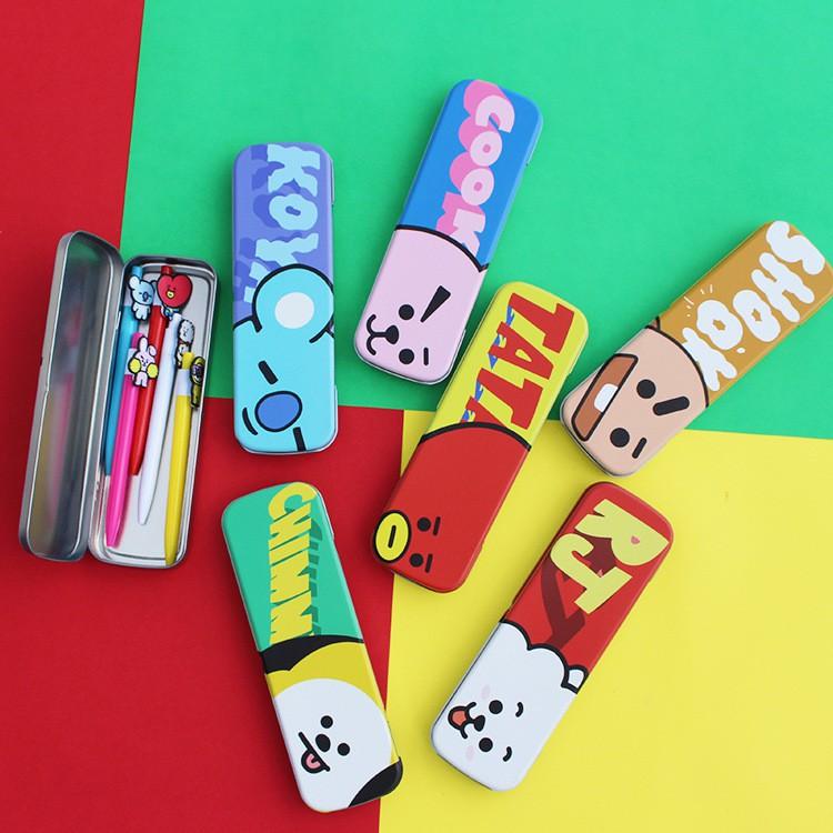Hộp bút viết bts bt21