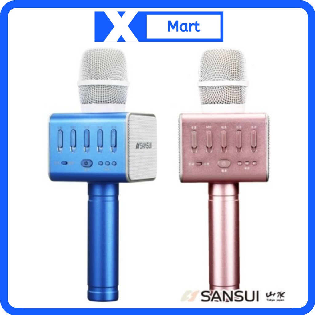 Micro cầm tay điện máy xanhMic kèm loa chính hãngMicrophone Karaoke Kèm Loa Sansui SB-K66Mic hát karaoke Sansui SB-k66 âm thanh đỉnh.Bảo hành 1 năm