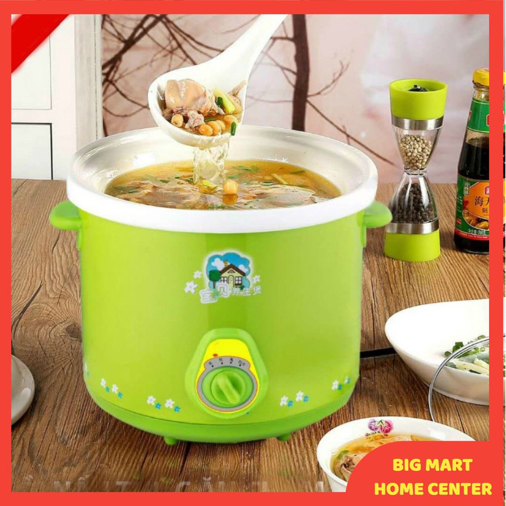 Nồi hầm cháo chậm và kho cá loại 2.5 lít và 1.5 lít hàng nhập khẩu cao cấp