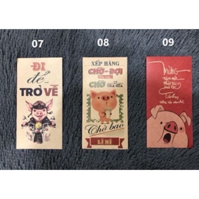 Sét 10 Bao Lì Xì Truyền Thống Và Hot Trend 2019