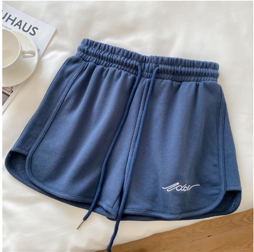 Quần Short Nữ Cao Cấp Lưng Thun Mềm Mát-Quần short nữ thêu lưng thun