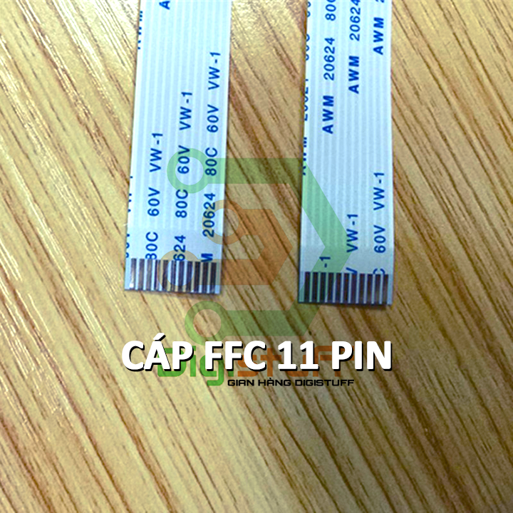 Cáp dẹt 11 chân AWM 20624 80C 60V VW-1