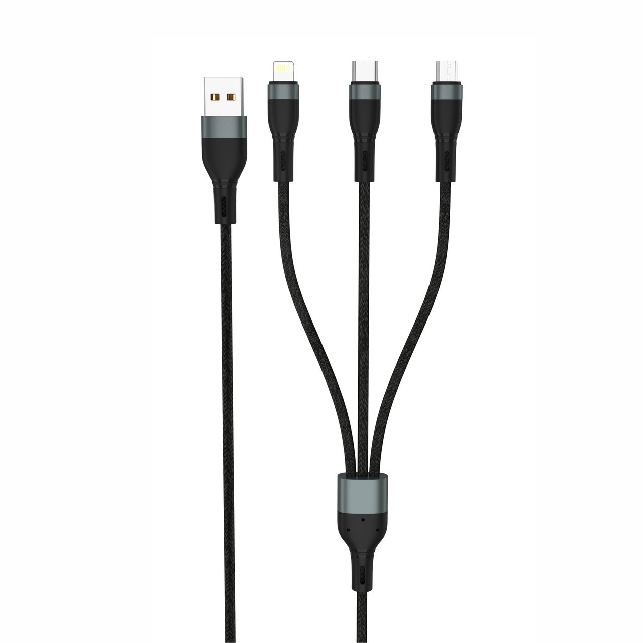 Cáp sạc nhanh 3 in 1 sendem m37 bảo hành chính hãng 12 tháng