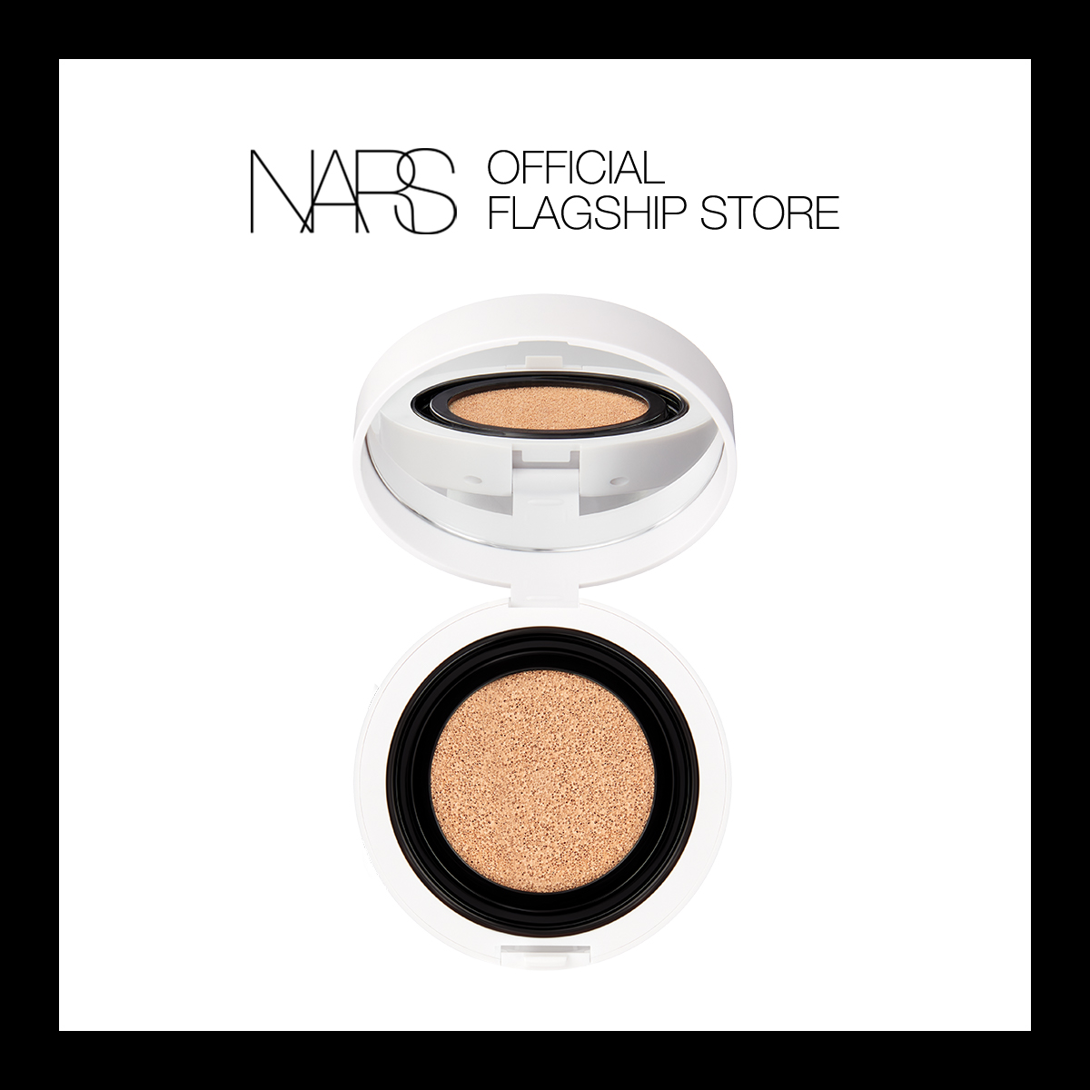 D11_Phấn nước trang điểm nền NARS Light Reflecting Serum Cushion Foundation + Hộp nhựa đựng phấn cushion NARS