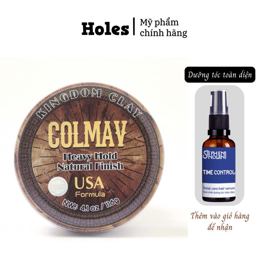 [Chính hãng] Sáp vuốt tóc Colmav Kingdom Clay - 56gr