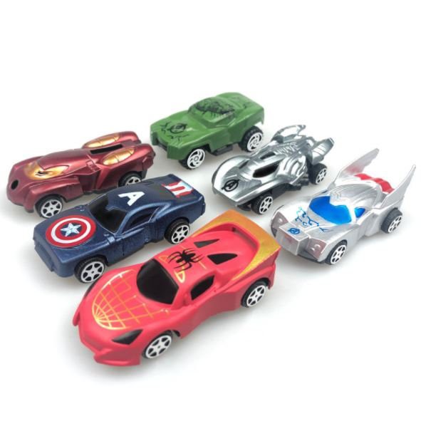 Phụ Kiện Bánh Sinh Nhật Bánh Kem - Xe ô tô ( 6 Chiếc 1 Sét )