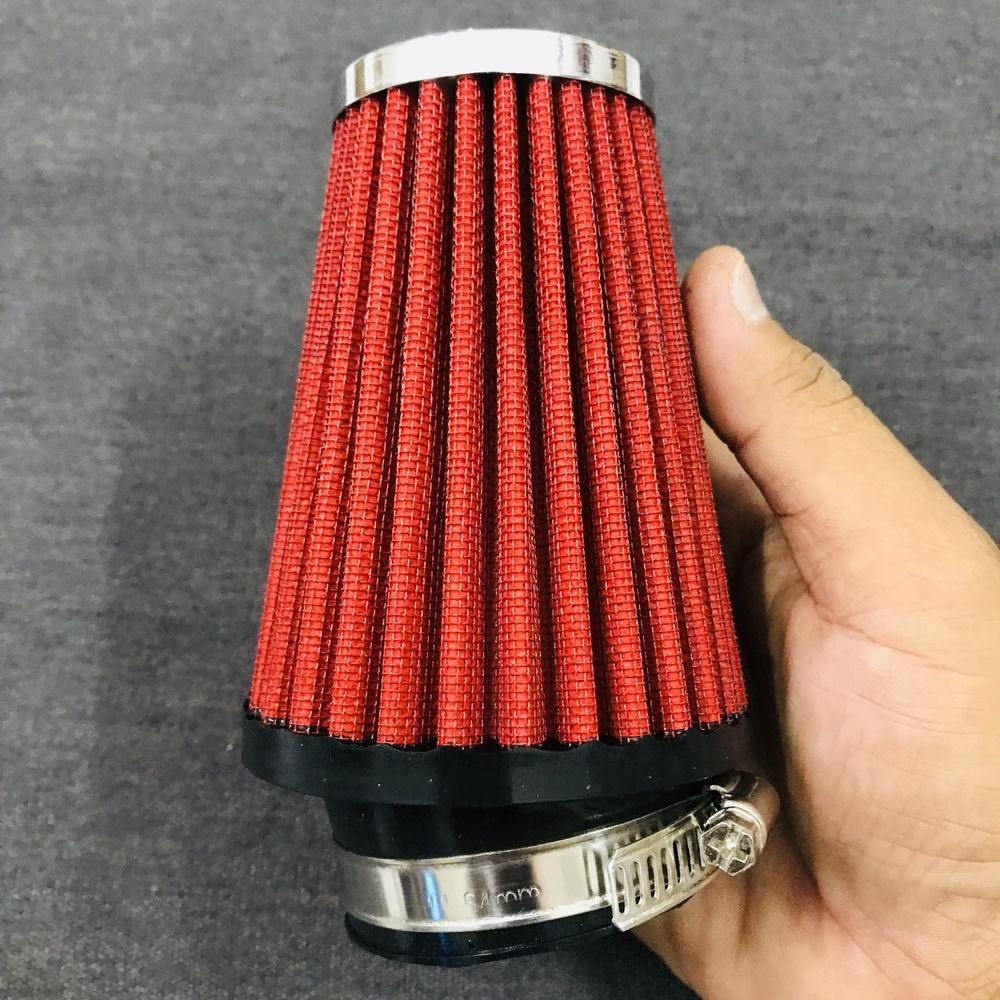 [ NICKY ] LỌC GIÓ REDLEO TRỤ CHO XE ĐỘ ( MÀU ĐỎ )