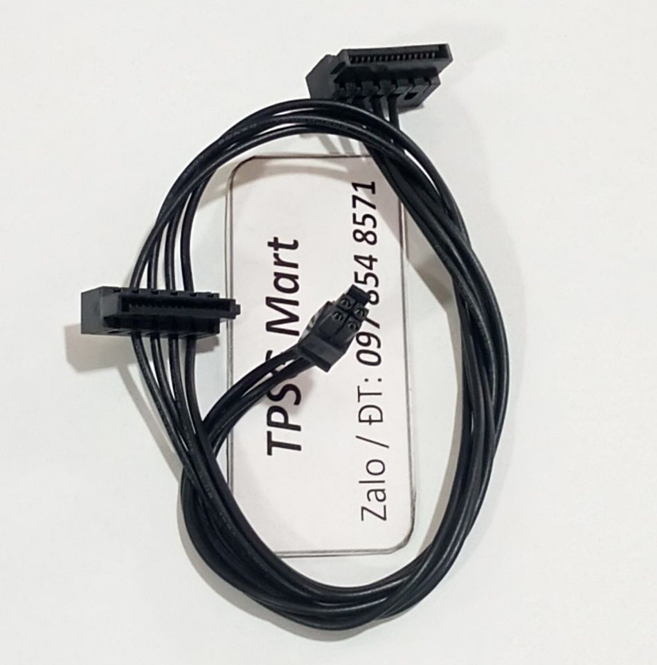 Cáp nguồn mini 4 pin ra 2 đầu sata - cáp dài 45cm