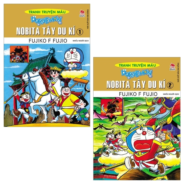 Fahasa - Combo Sách Hay Doraemon Tranh Truyện Màu - Nobita Tây Du Kí - Tập 1 Và 2 (Tái Bản 2019) (Bộ 2 Tập)
