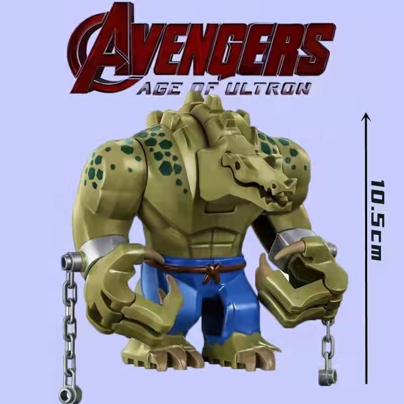 Compatible with LEGO Star Wars Minifigures Killer Croc Man Avengers Children's Construction Toy Boy Cheap