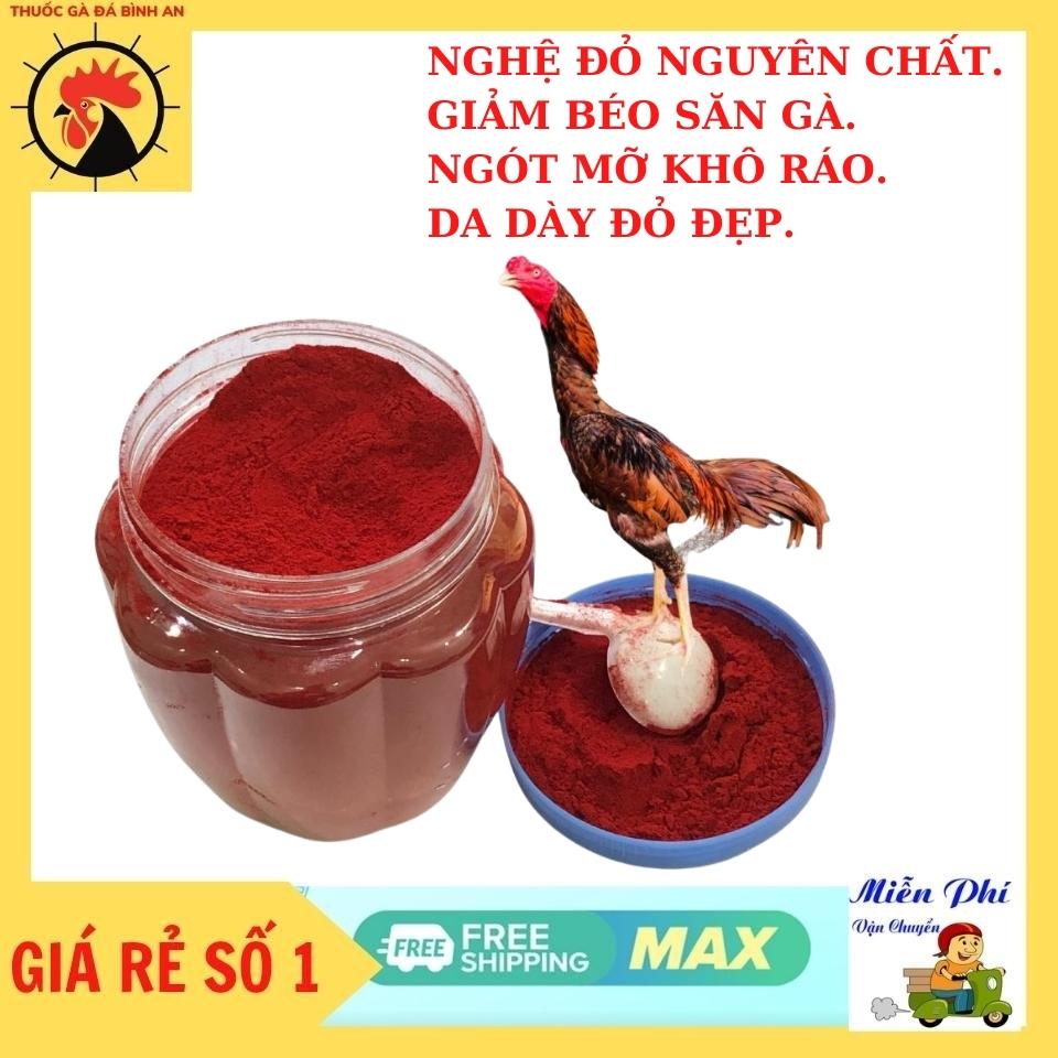 Nghệ Đỏ Cao Cấp Cho Gà Đá 100g - Bột Nghệ Gà Chọi Loại Tốt.nghệ đỏ cho gà.