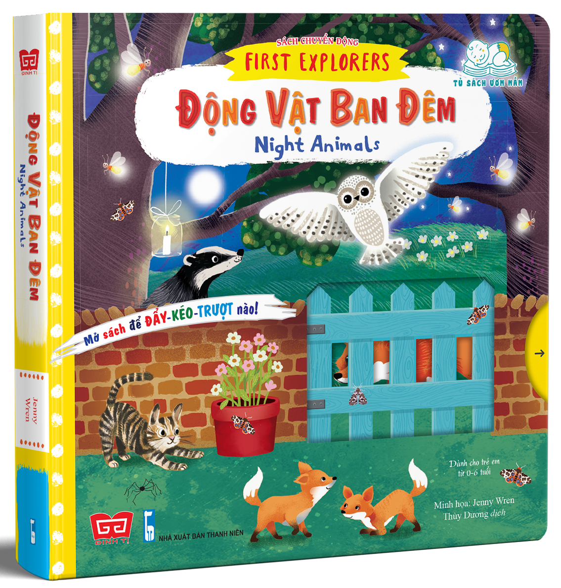 Fahasa - Sách Chuyển Động - First Explorers - Night Animals - Động Vật Ban Đêm