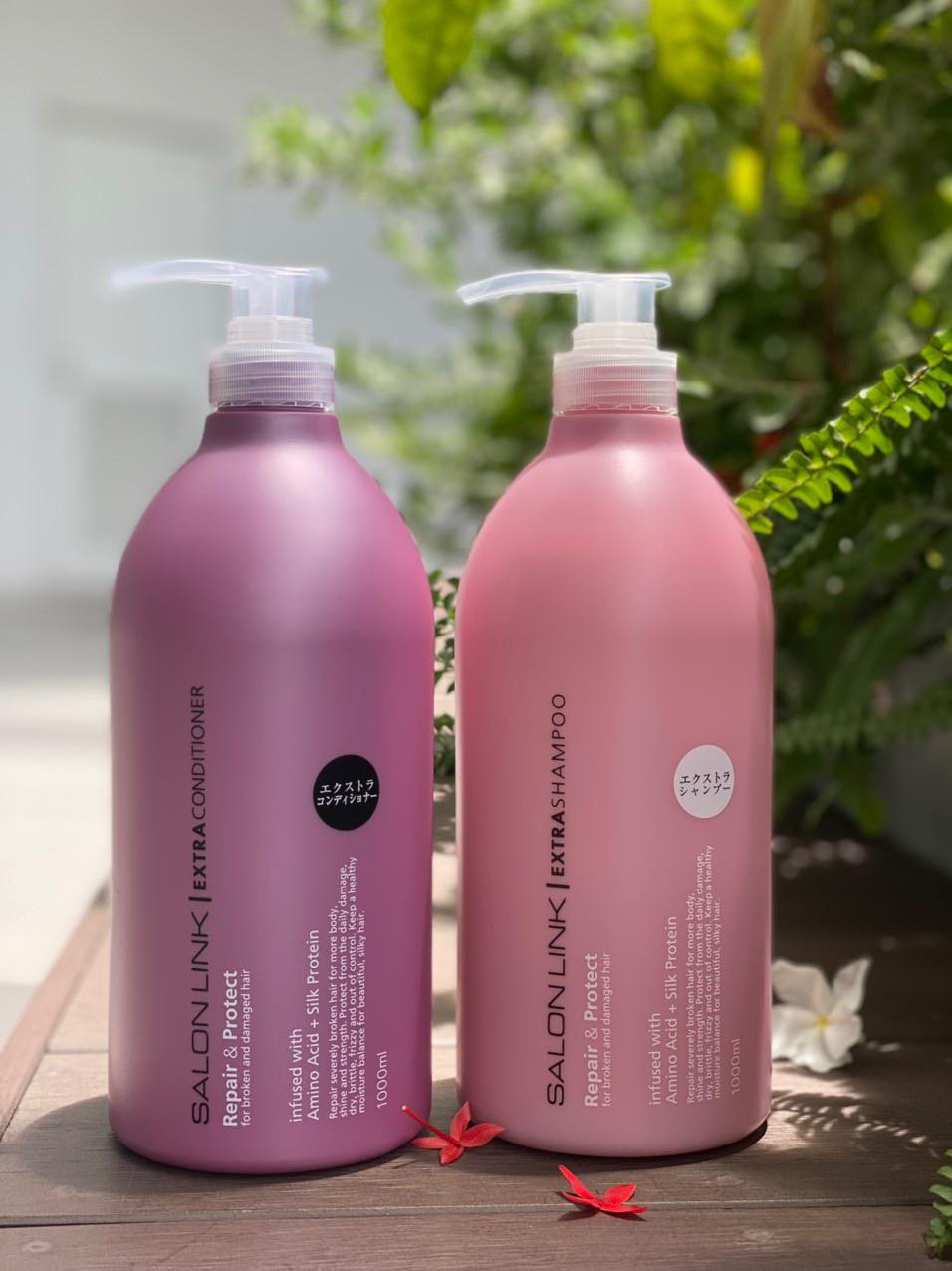 Dầu gội SalonLink, bộ dầu gội xả Salon Link Nhật Bản, gội xả 2 in 1, dầu gội đầu siêu dưỡng phục hồi tóc chai 1000ml