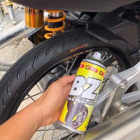 Chai xịt BZ phục hồi nhựa nhám làm bóng vỏ xe chính hãng BZ