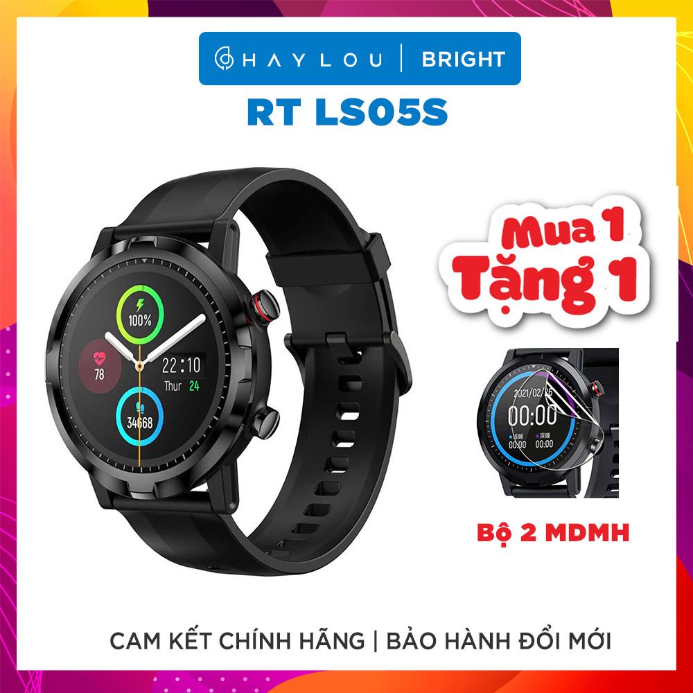 [TẶNG MIẾNG DÁN MÀN HÌNH] Đồng Hồ Thông Minh Haylou RT LS05S ( Phiên bản nâng cấp của LS05)