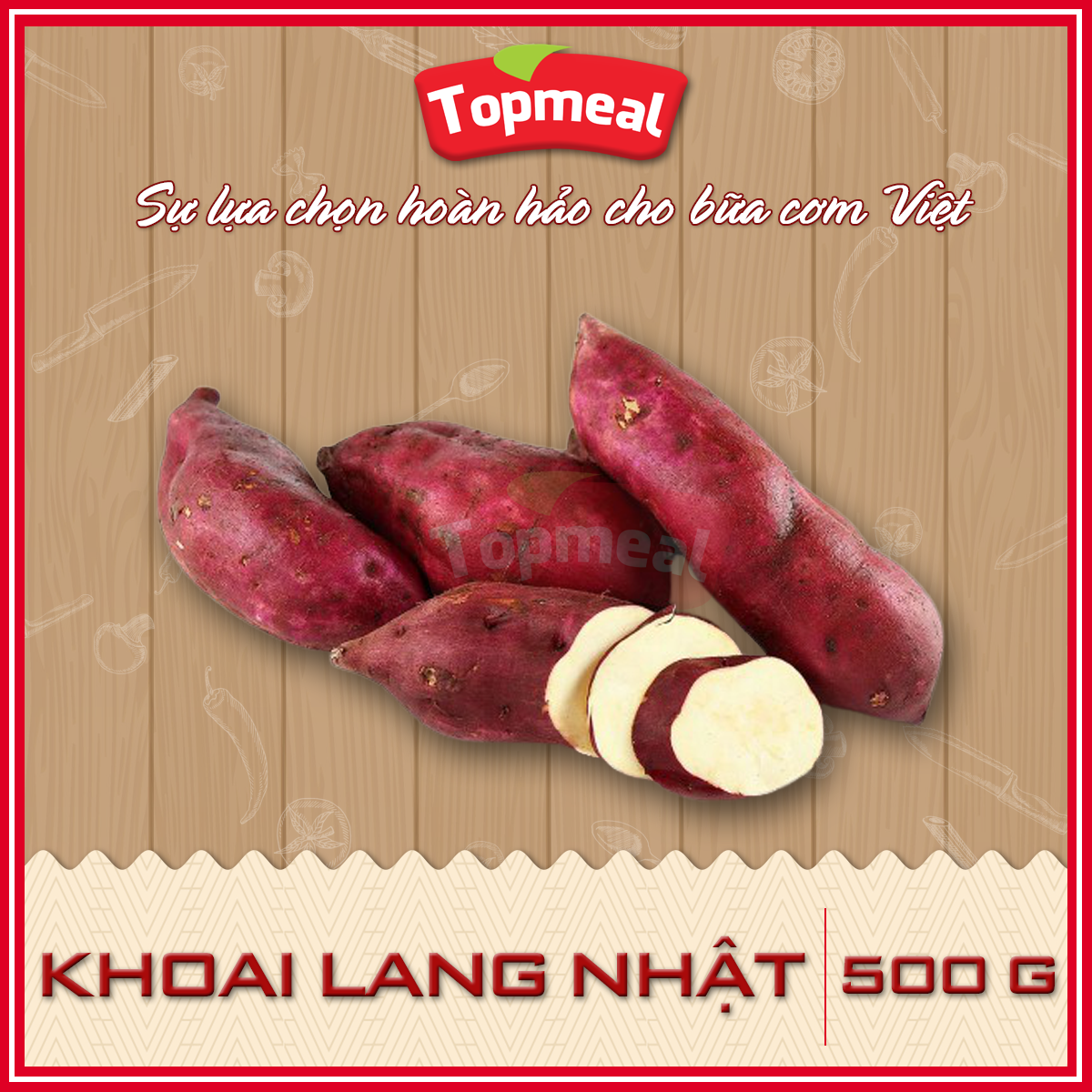 HCM - Khoai lang Nhật (500g)( trái to/nhỏ tùy theo đợt hàng ) - [Giao nhanh TPHCM]