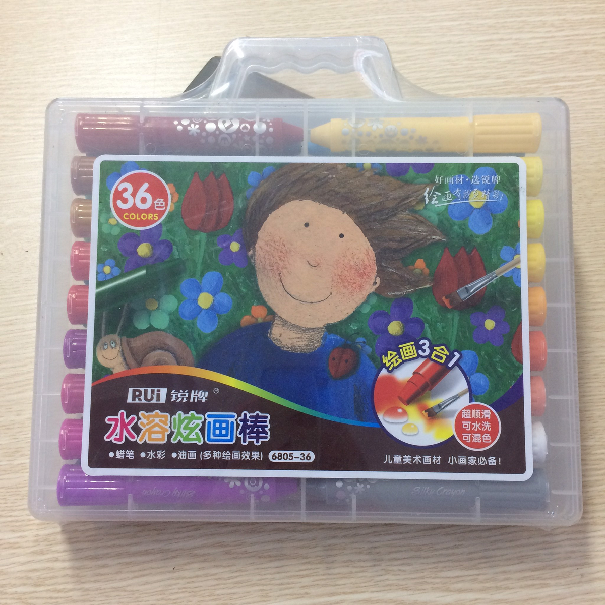 Sáp màu 3in1 36 màu 6805-36 - silky crayon