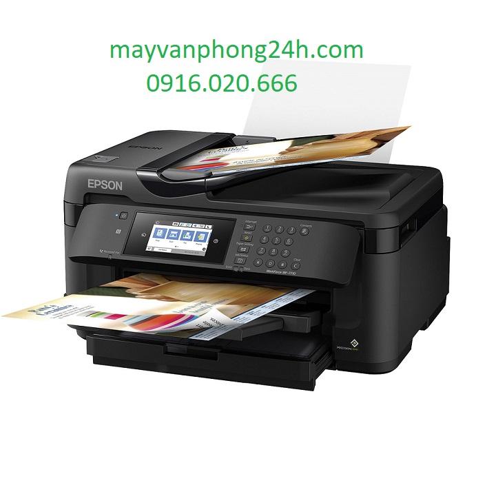 Máy in phun màu epson khổ A3 WF 7710 kèm bộ tiếp mực