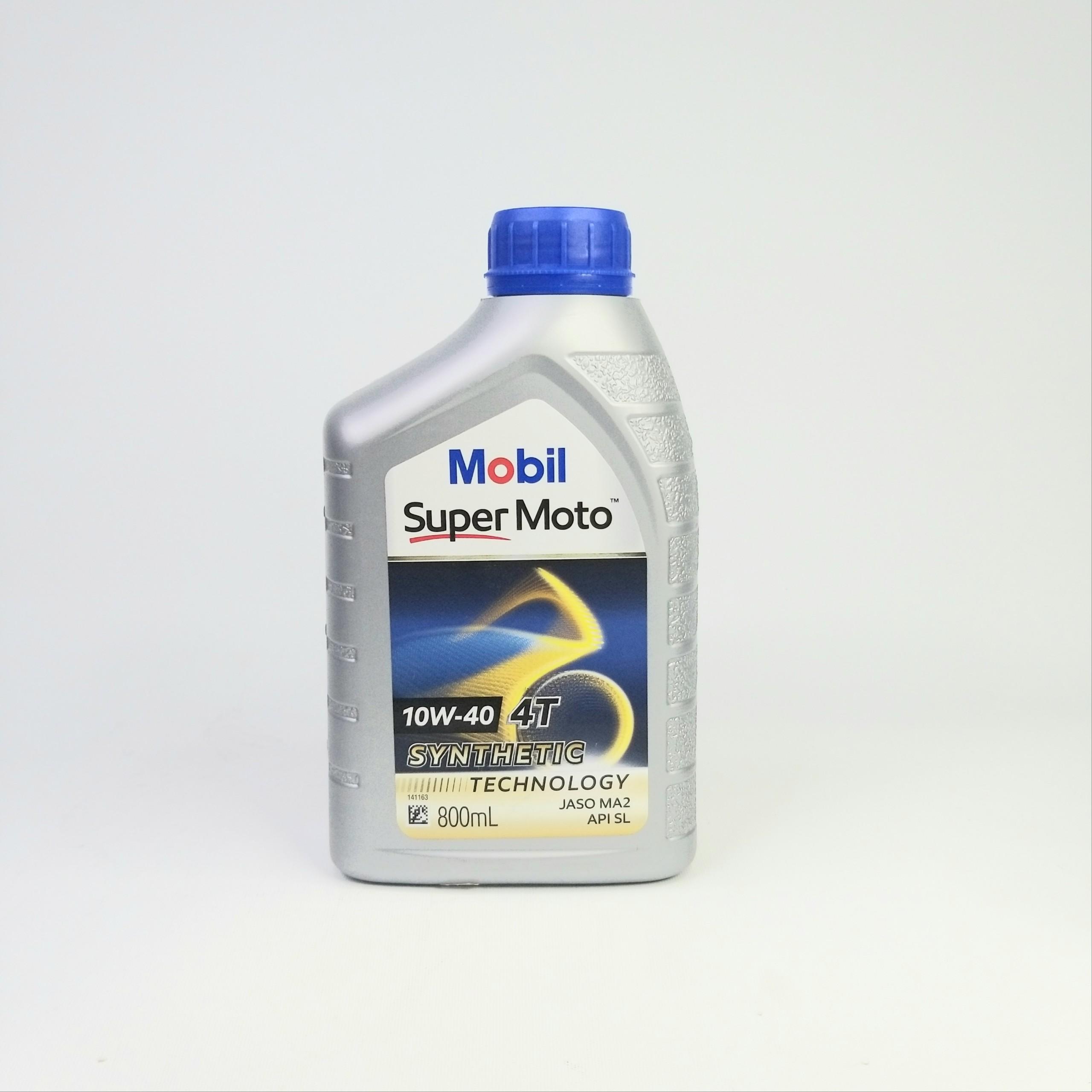 Nhớt xe số mobil super moto 10w-40 4t 800ml