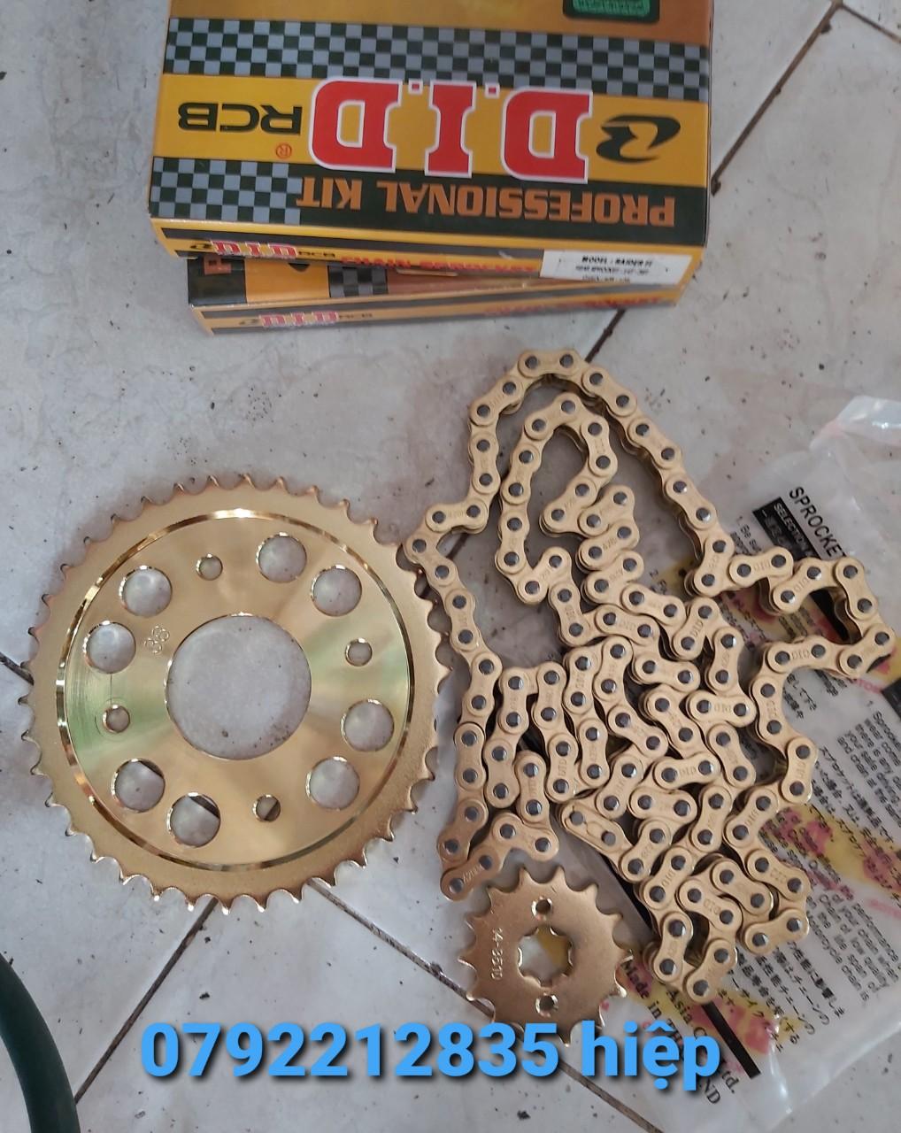 Bộ nhông sên dĩa raider satria winner sonic wave dream sirius taurus exciter