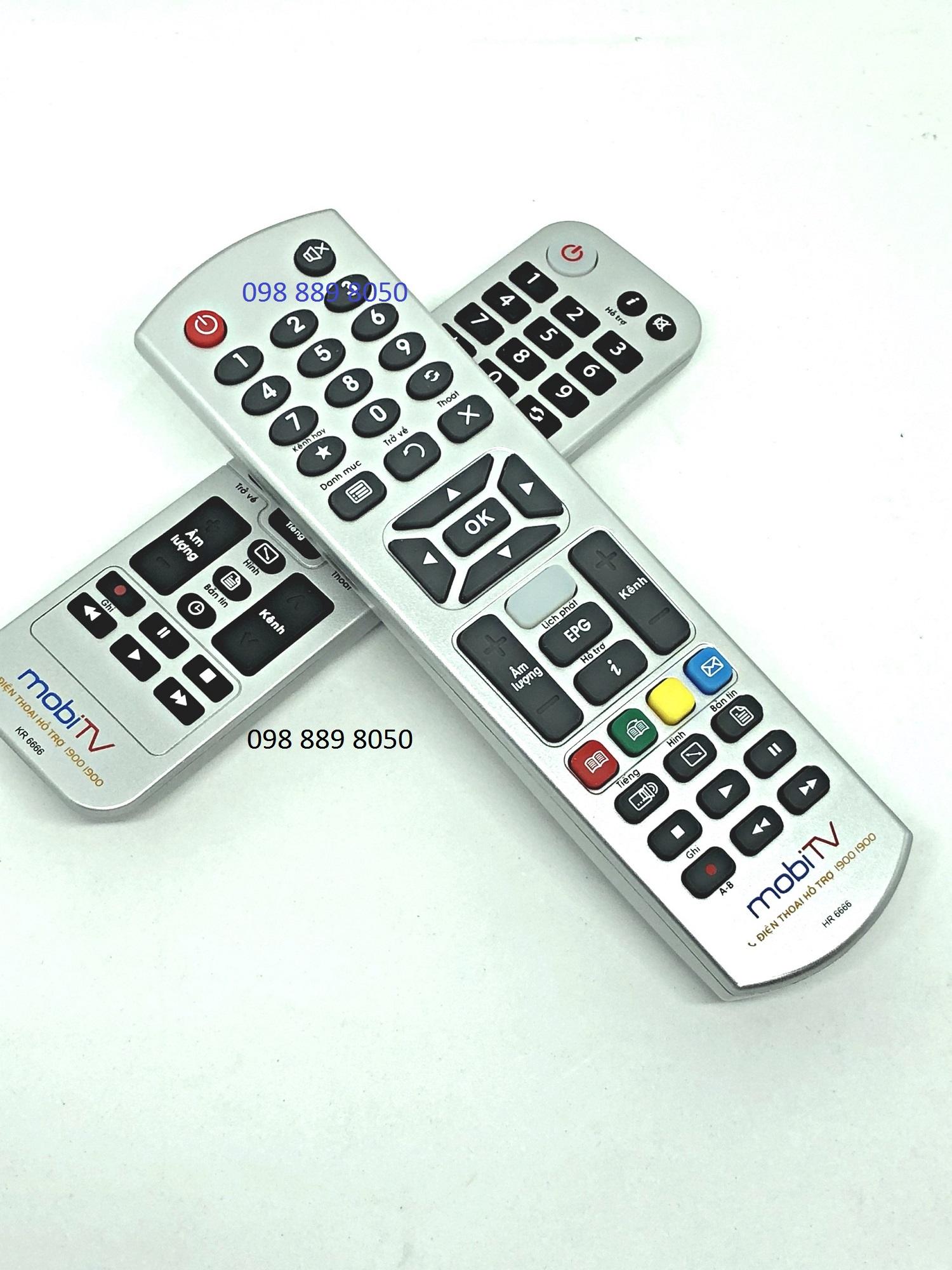 Điều Khiển Đầu Thu MOBITV Màu Nâu