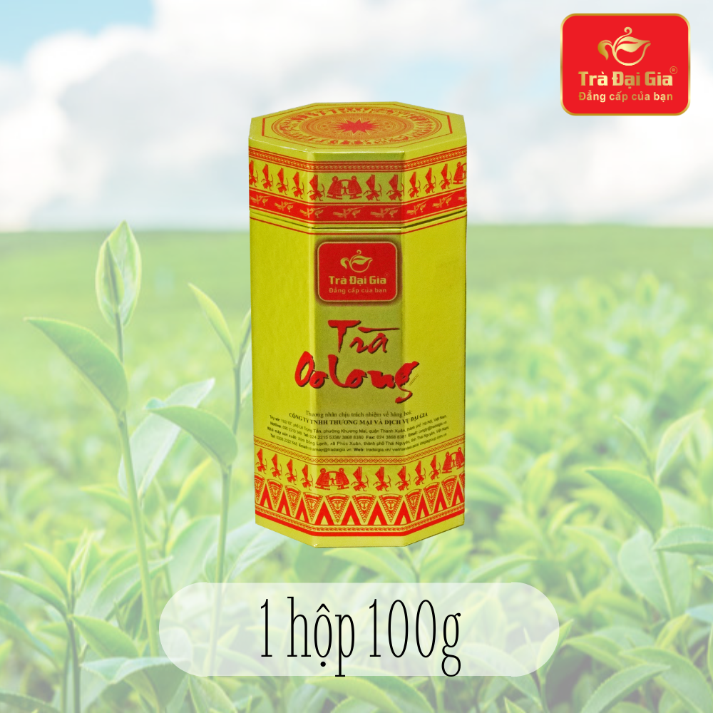 Trà Oolong hộp bát giác - Trà Đại Gia