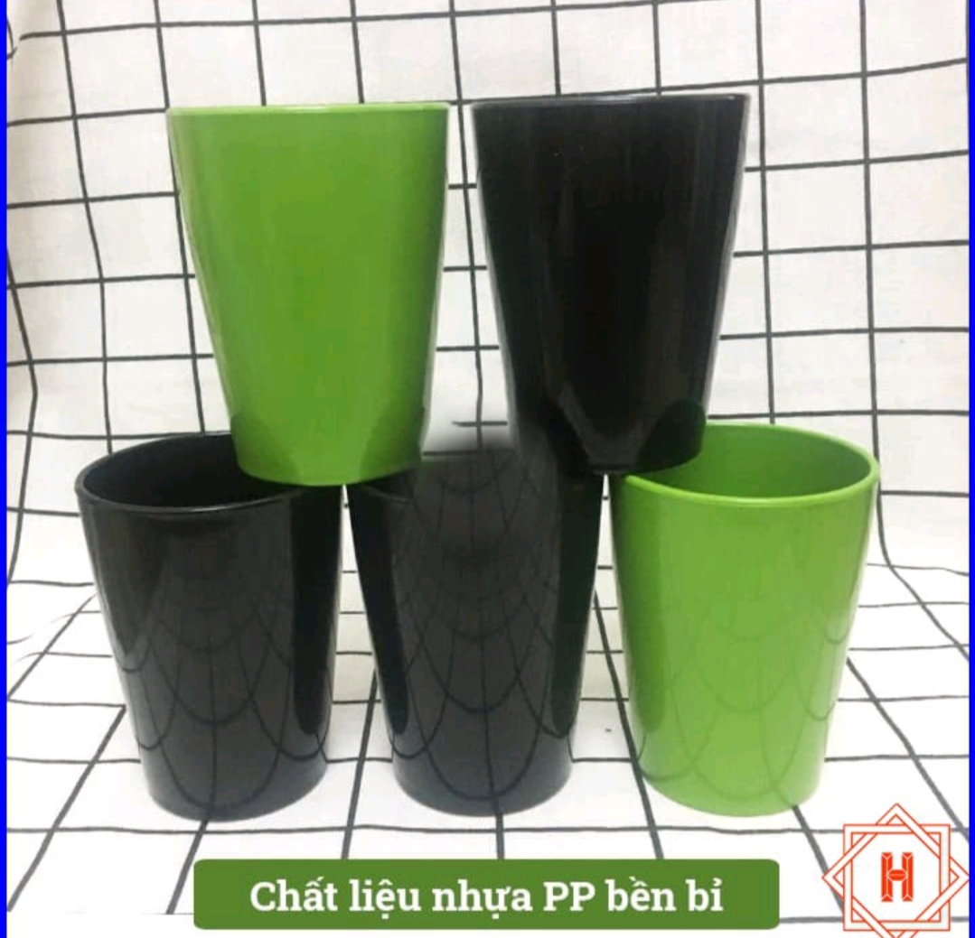 Cốc phíp nhựa uống nước Việt Nhật 330ml - Cốc nhựa chịu nhiệt cao cấp bền đẹp