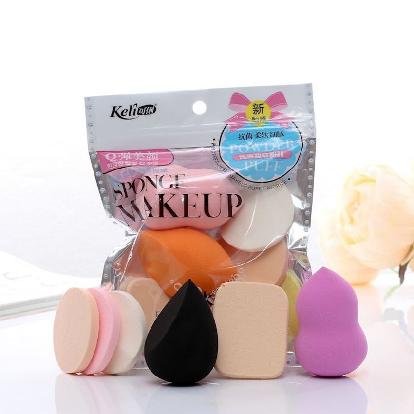 Combo 6 Bông Mút Trang Điểm Keli Sponge Makeup- Mia Cosmetic