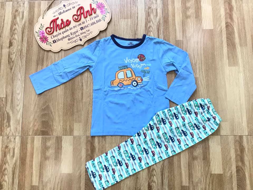 Bộ tay dài bé trai cao cấp lei lei 20-28kg