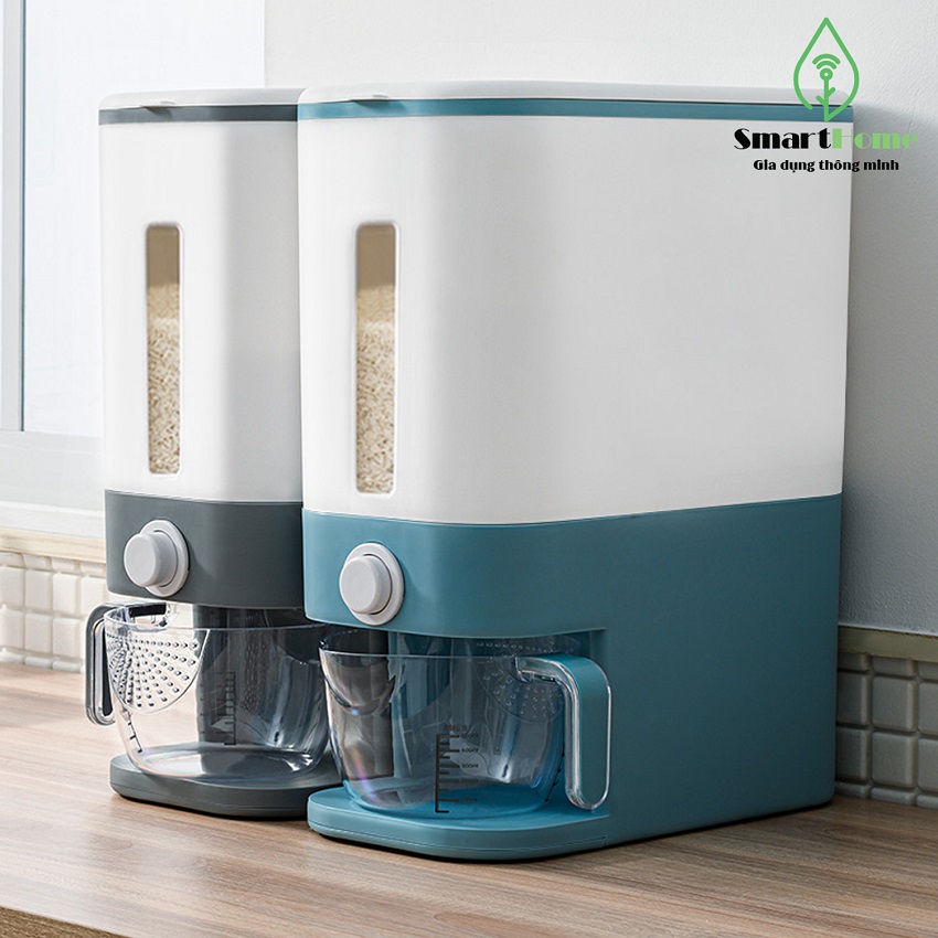 [FREESHIP 39K+VOUCHER] Thùng Đựng Gạo 12Kg Thông Minh VN05 - Khử Ẩm Siêu Tốt - Nhập Khẩu Nhật, Khử Ẩm Siêu Tốt, Bền Đẹp