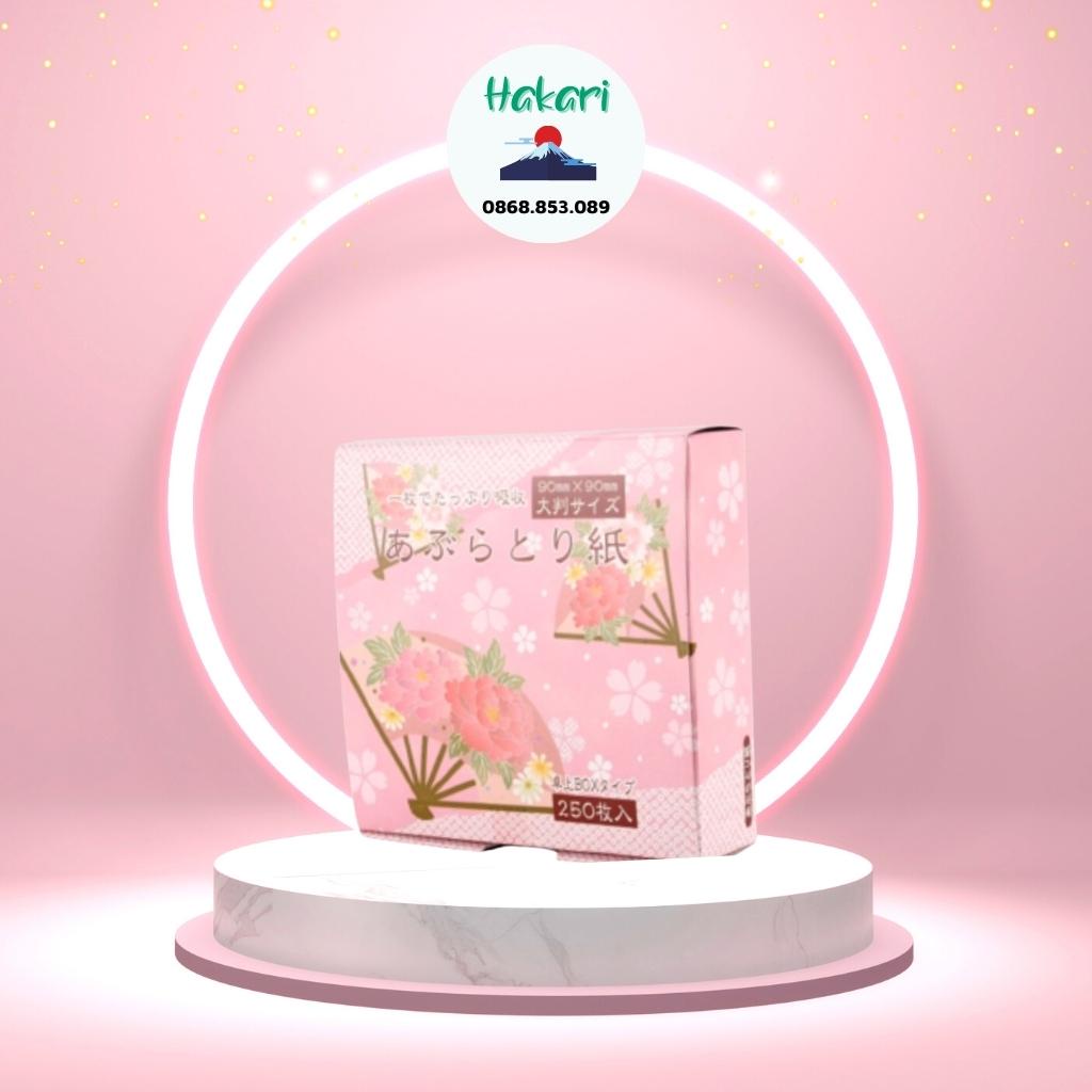 Hộp 250 miếng giấy thấm dầu mặt nhật bản