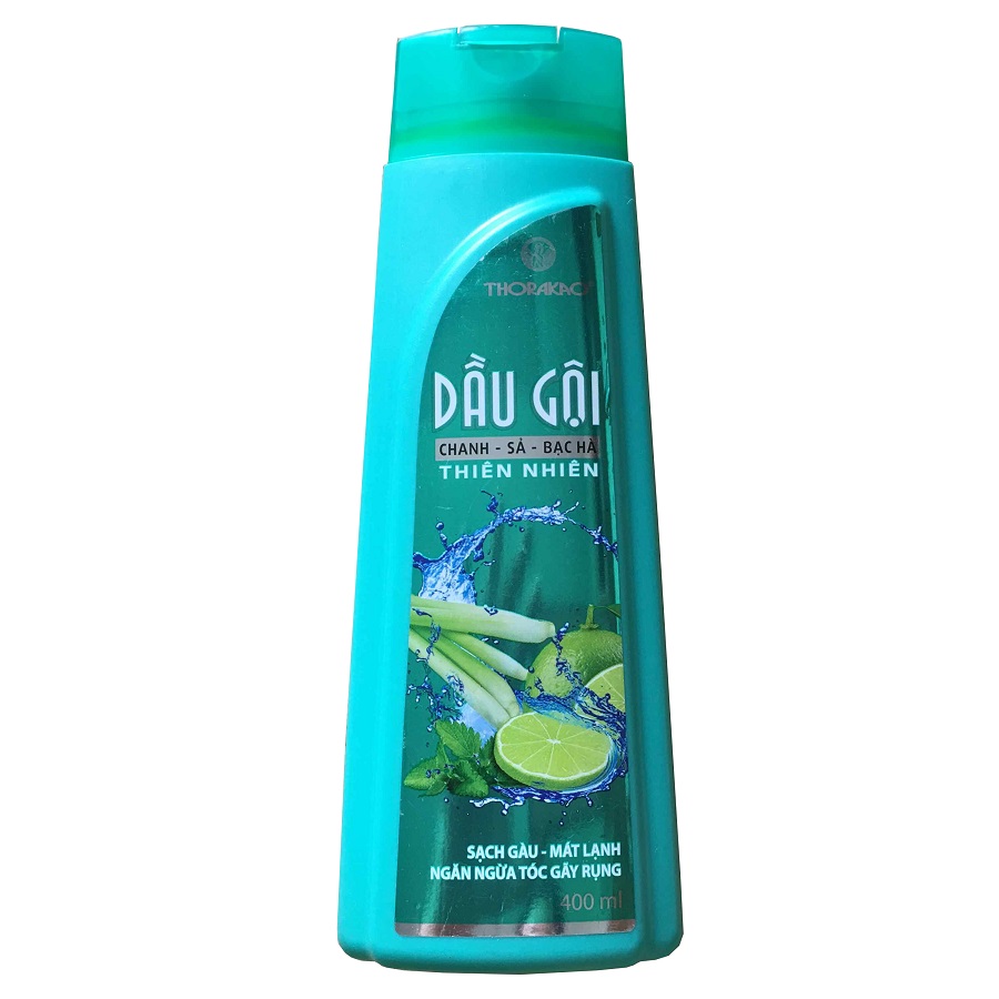 Dầu gội chanh - sả - bạc hà thorakao 400ml