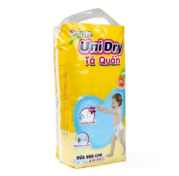 Tã quần unidri XXL 30 miếng dùng cho trẻ từ 15 đến 25kg
