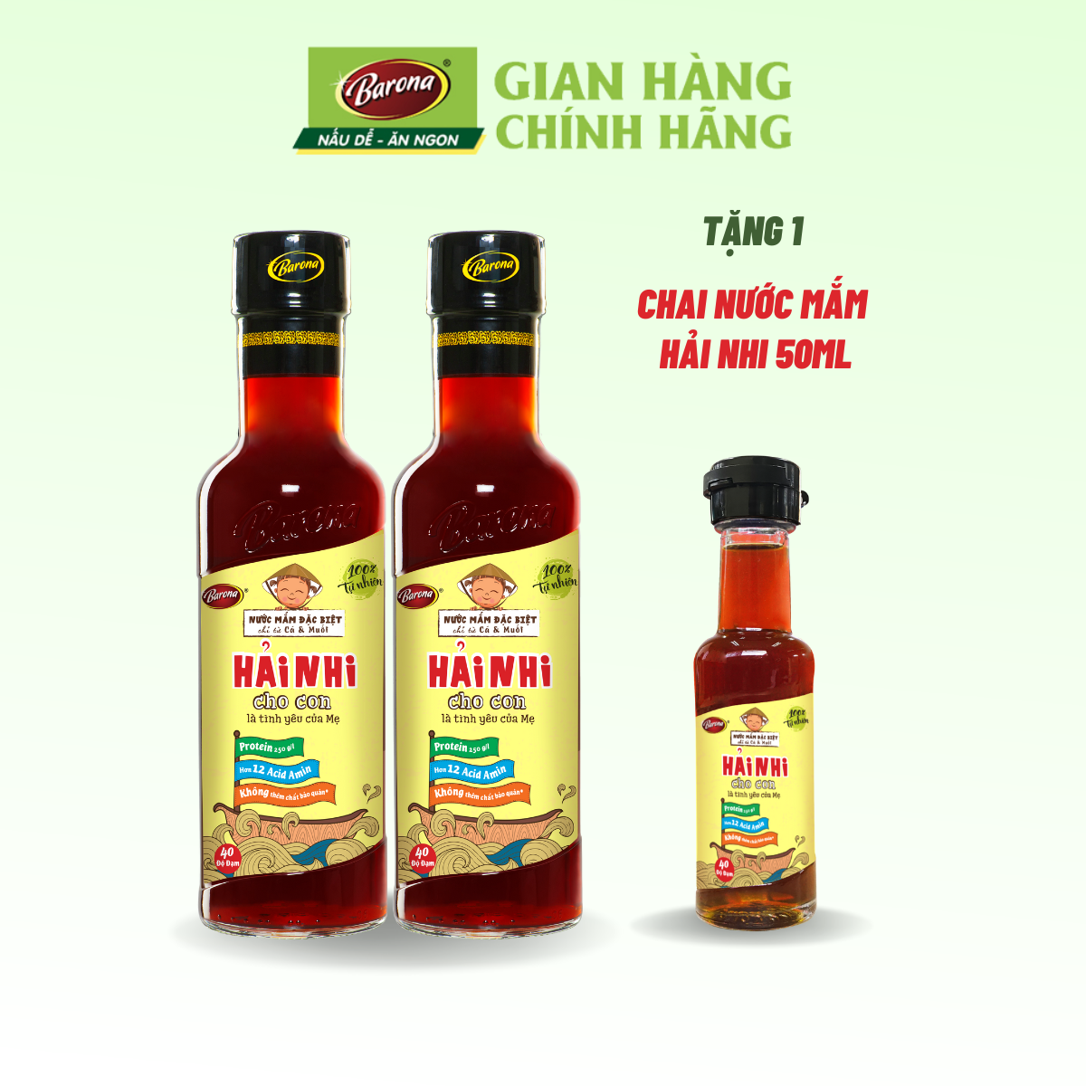 Nước mắm hải nhi barona 250ml