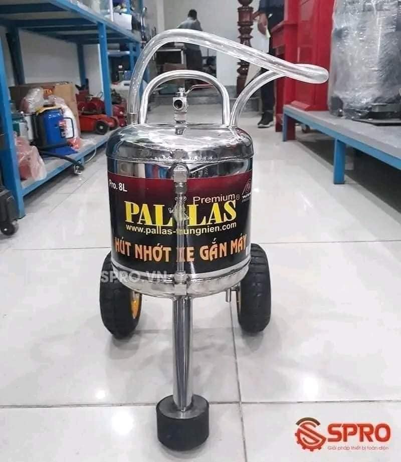 Bình hút dầu xe máy inox pallas cao cấp - dung tích 8l