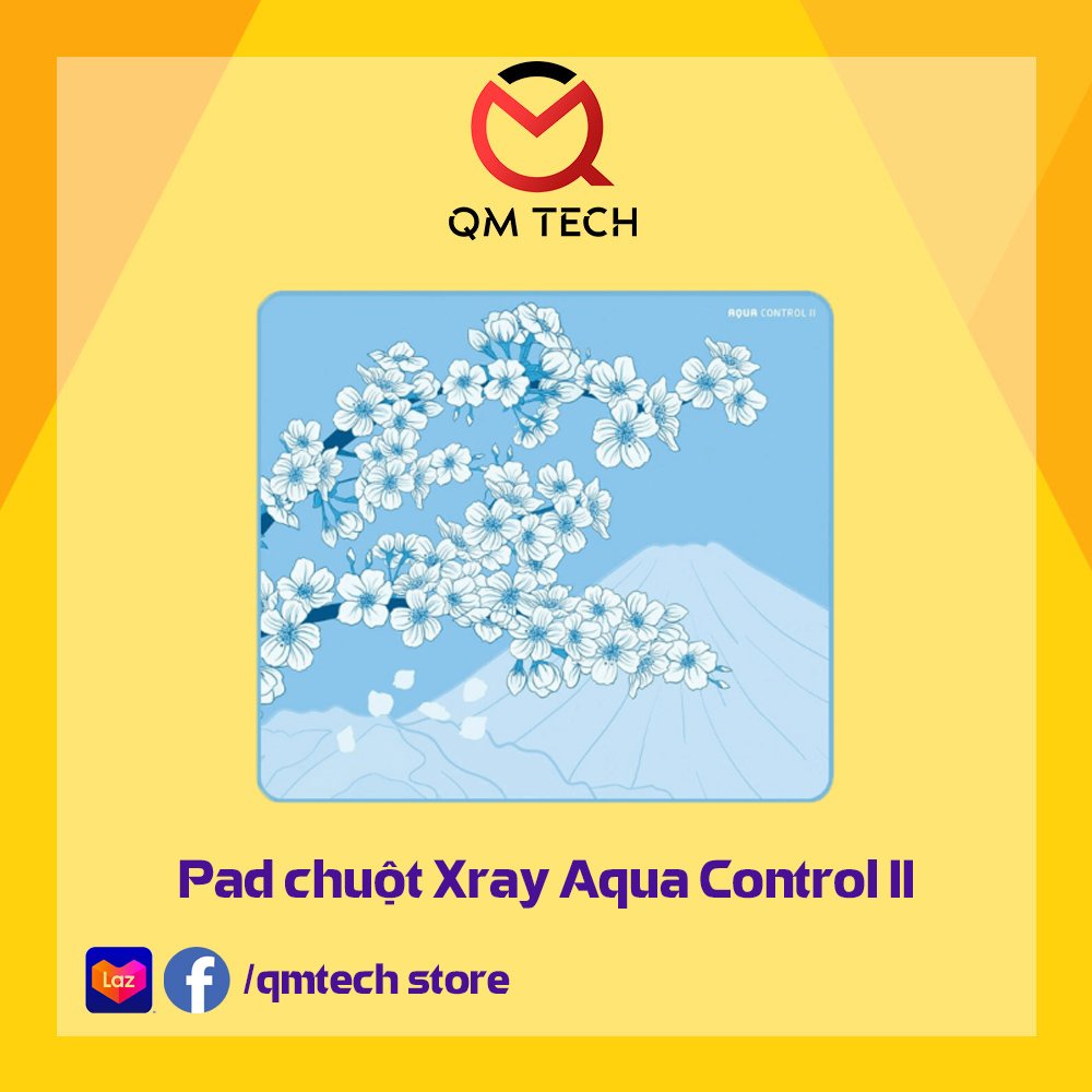 Pad chuột chơi game x-raypad aqua control ii - qmtech store