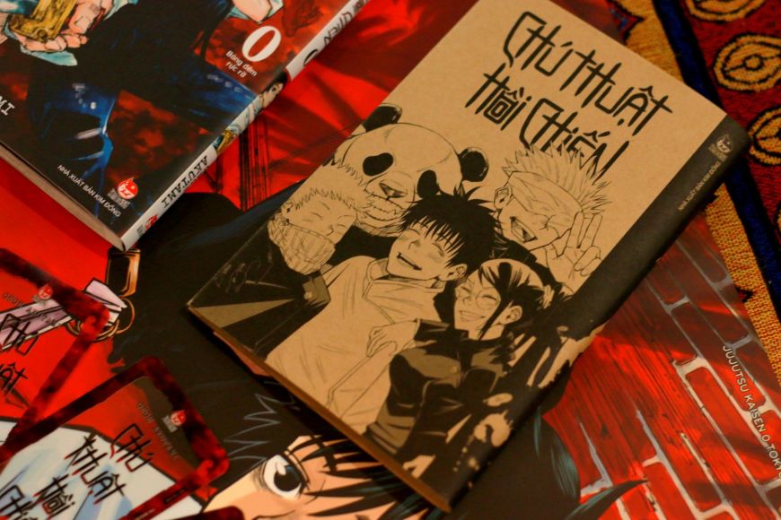 Manga Jujutsu Kaisen Vietnam version limited, base, stuff authentic