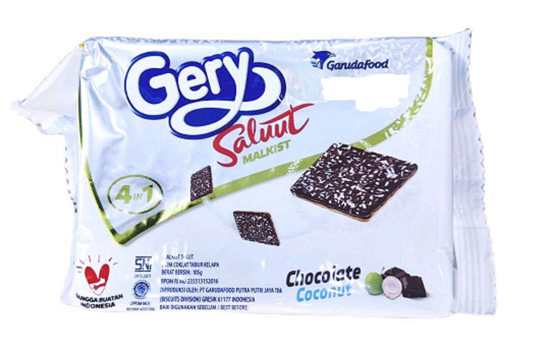 Bánh Quy Sôcôla Phủ Dừa Gery Saluut Malkist Chocolate Coconut